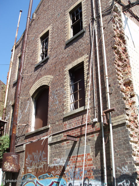 derelict brewery derelict old building, part of the former yorkshire brewery