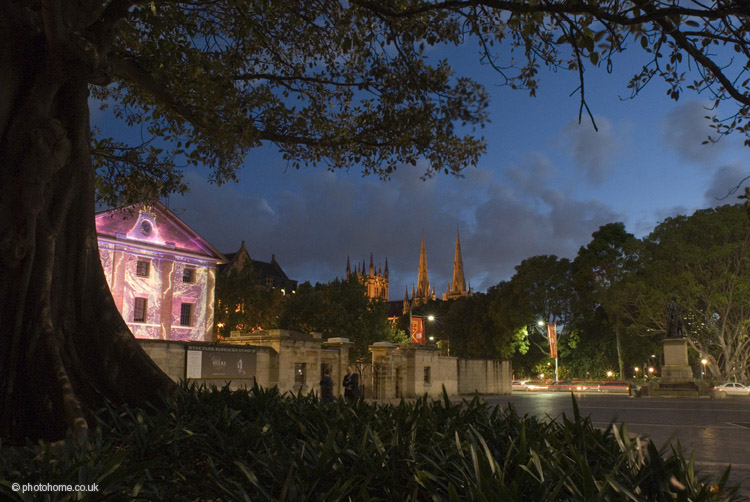 Sydney Barracks Sydney Barracks, illuminated for christmas