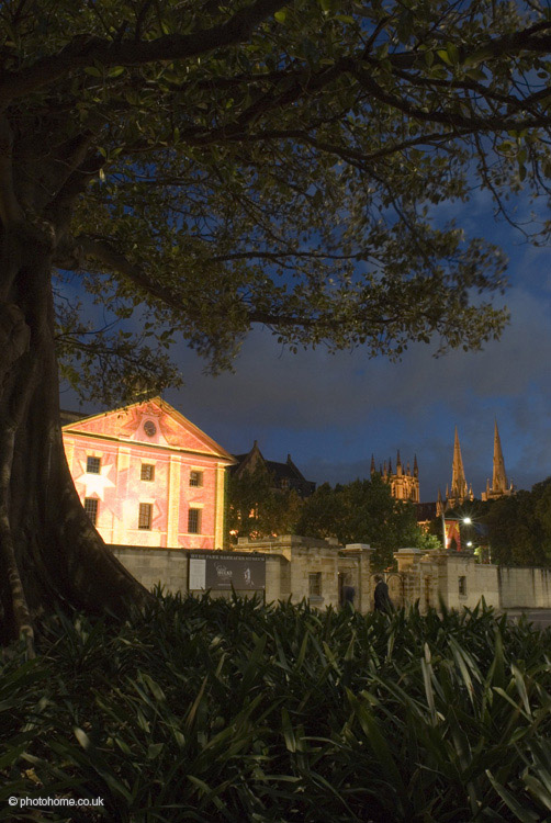 Sydney Barracks Sydney Barracks, illuminated for christmas