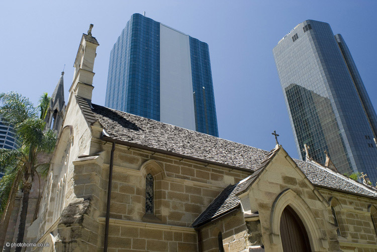 exterior of st stephens chapel brisbane