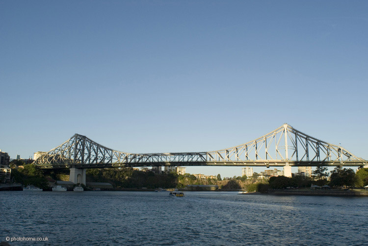 sunset story bridge sunset on the river