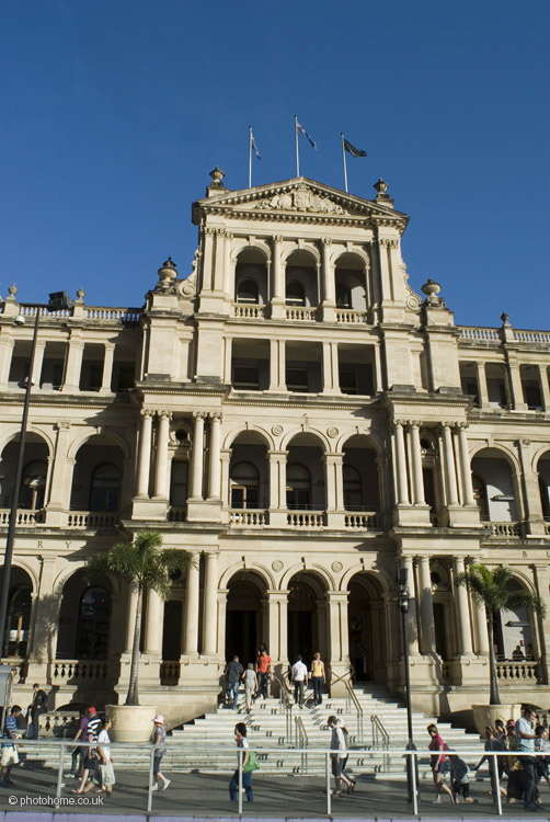 former Queensland Government Treasury Building now houses the Conrand treasury casino