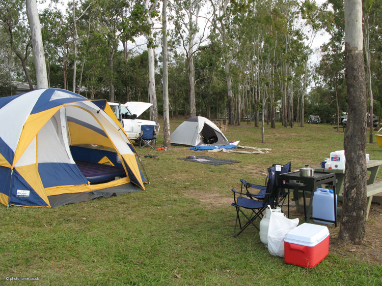 camping at lake tinaroo - may day weekend